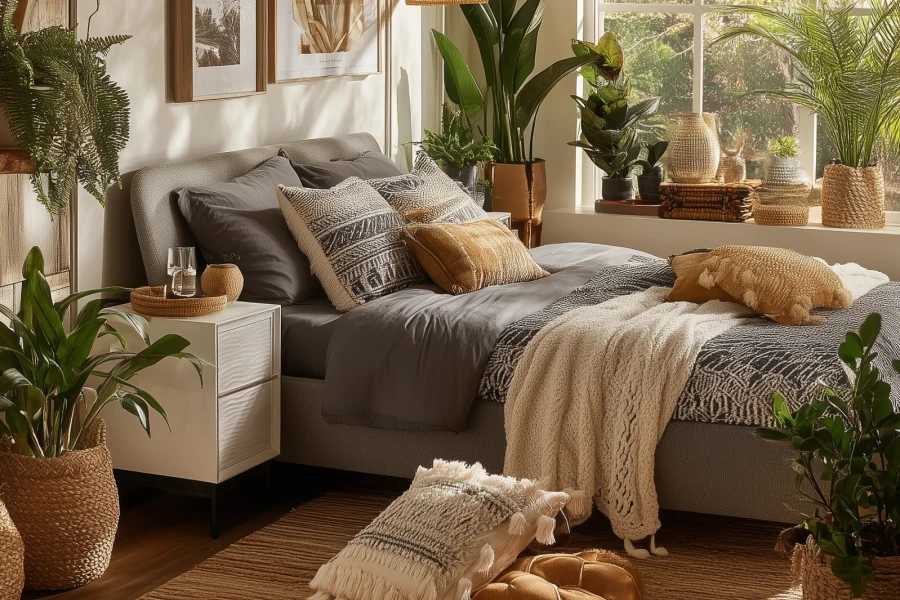 Soft Knitted Cotton Throw Blanket